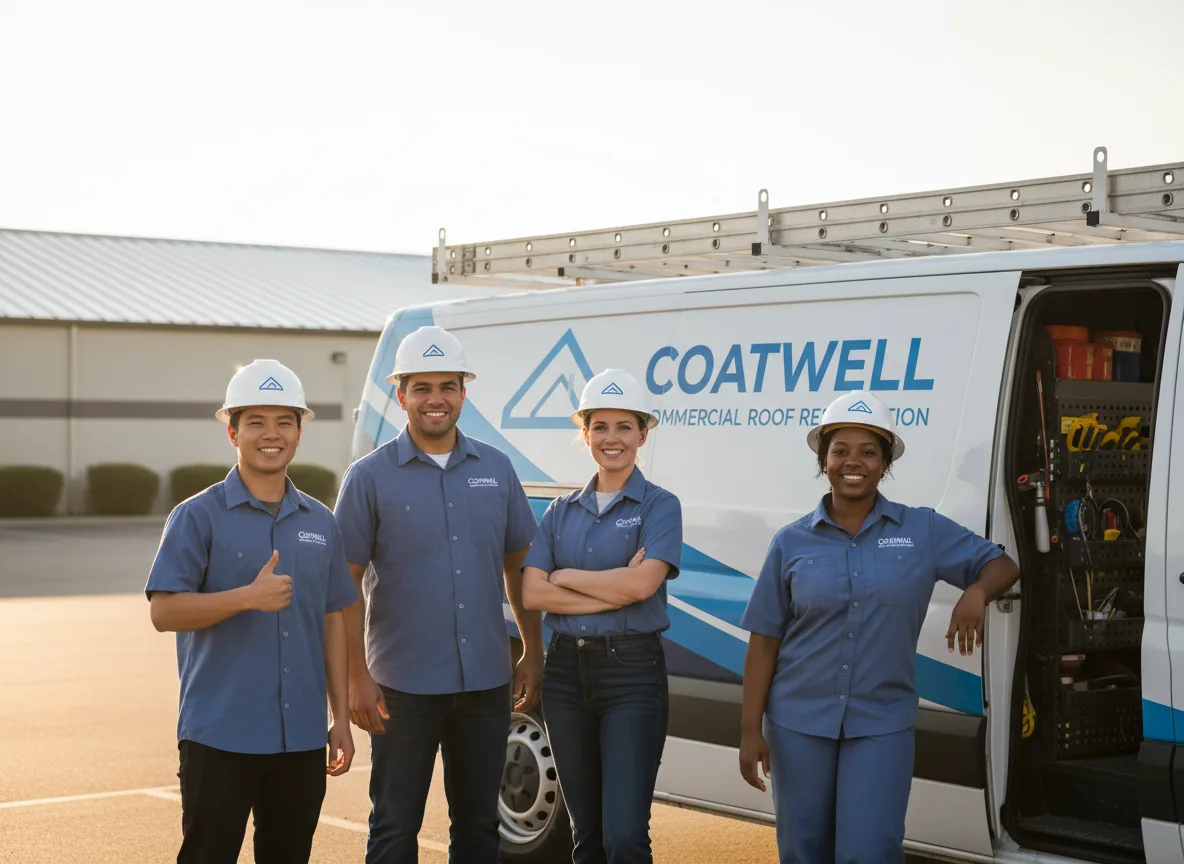 Commercial roof coating company in Larrabee, IA